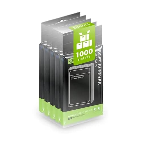 Vault X Soft Penny Sleeves 1000 Pack Clear | Protects Standard Trading Cards Up to 35pt thumbnail 3