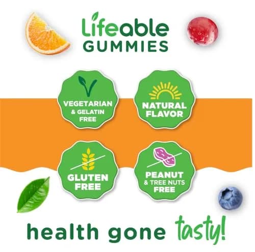 Lifeable Womens Multivitamin Gummies with Extra Biotin, Raspberry, 90 Count | Supports Hair, Skin & Nails thumbnail 4