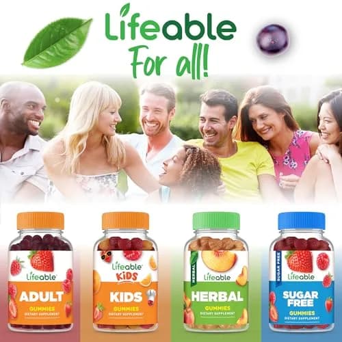 Lifeable Womens Multivitamin Gummies with Extra Biotin, Raspberry, 90 Count | Supports Hair, Skin & Nails thumbnail 7
