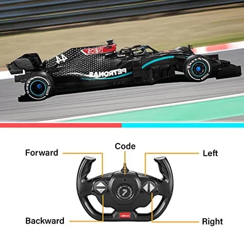 Voltz Toys 1:12 Mercedes-Benz F1 W11 RC Car | Licensed Replica with 2.4GHz Control thumbnail 5