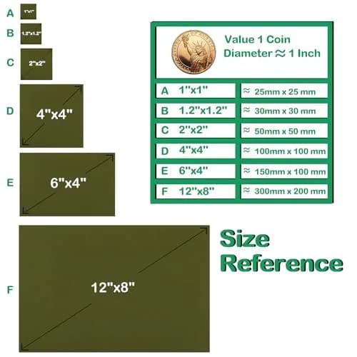 metisinno Magnetic Field Viewing Film 12"x8" (30.48cm x 20.32cm) | Visualize Magnetic Flux Patterns thumbnail 4