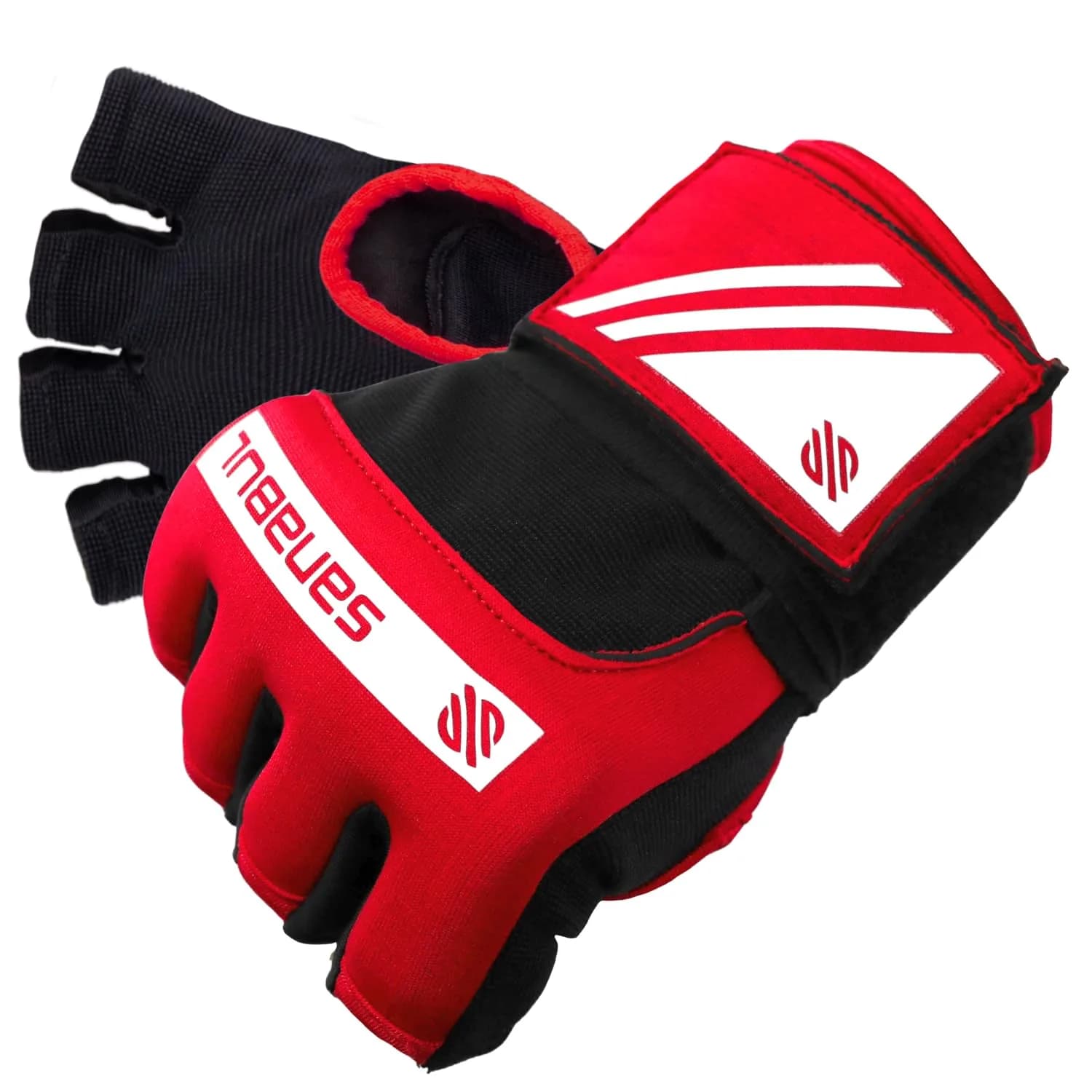 Sanabul Gel Boxing Hand Wraps for Men & Women L/XL | Superior Knuckle & Wrist Support — Red/White / Large-X-Large - main product image