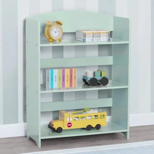 Delta Children MySize Bookshelf - Greenguard Gold Certified, Mint | Kid-Sized, Durable Wooden Bookcase thumbnail 4