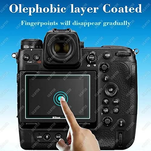 ULBTER Tempered Glass Screen Protector for Nikon Z9 Z8 (2+2 Pack) | 9H Hardness, 99.99% HD Clarity thumbnail 5