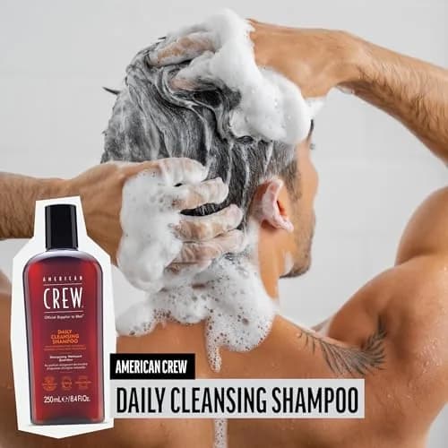 American Crew Daily Cleansing Shampoo 3.3 fl oz | Moisturizing, Vegan, Citrus Mint for Men thumbnail 3