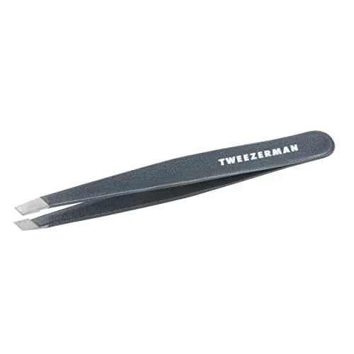 Tweezerman Slant Tweezer – Tweezerman Tweezers for Eyebrows Blue Stone | Precision, Hand-Filed Tips, 25° Slant, Stainless Steel thumbnail 4