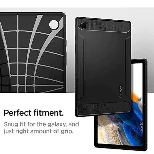 Spigen Galaxy Tab A8 10.5 Inch Case 2022 | Rugged Armor Slim Protective Cover with Carbon Fiber & Air Cushion Tech thumbnail 6