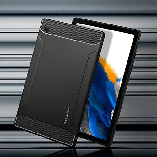 Spigen Galaxy Tab A8 10.5 Inch Case 2022 | Rugged Armor Slim Protective Cover with Carbon Fiber & Air Cushion Tech thumbnail 3