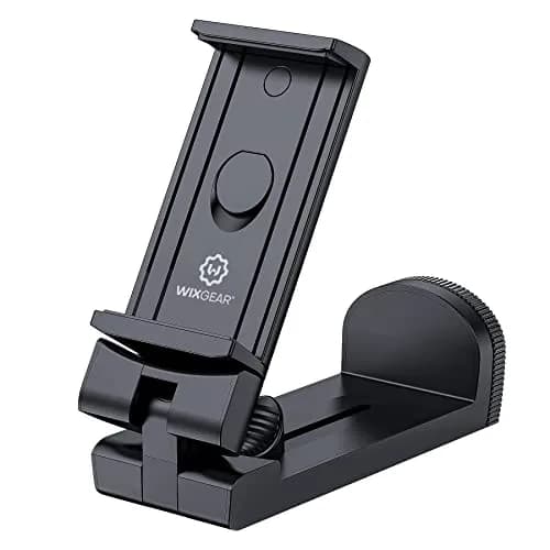 WixGear Universal Airplane Tablet Holder, with Multi-Directional Dual 360 Degree Rotation, Pocket Size Tablet Holder for Airplane, (Devices 3.5" to 7.67” Width Max Weight is 1.5 lbs) thumbnail 2