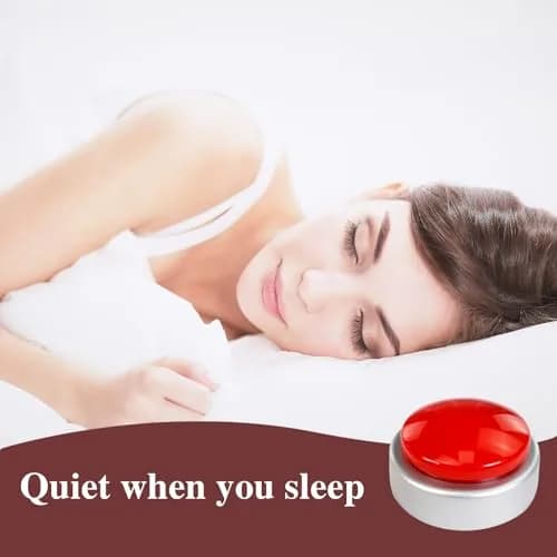 NESIGHTION Blind Clock, Talking Clock, Easy Set, Red | Voice Time & Alarm for Visually Impaired thumbnail 5