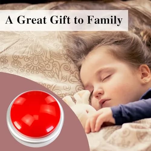 NESIGHTION Blind Clock, Talking Clock, Easy Set, Red | Voice Time & Alarm for Visually Impaired thumbnail 7