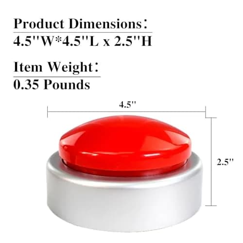 NESIGHTION Blind Clock, Talking Clock, Easy Set, Red | Voice Time & Alarm for Visually Impaired thumbnail 2