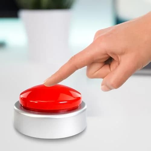 NESIGHTION Blind Clock, Talking Clock, Easy Set, Red | Voice Time & Alarm for Visually Impaired thumbnail 3
