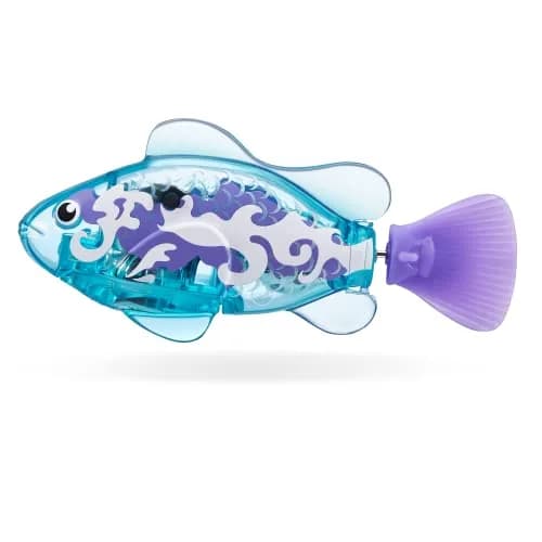 Robo Alive Robo Fish Series 2 (Teal + Orange 2 Pack) | Robotic Swimming Fish with Color Change thumbnail 4