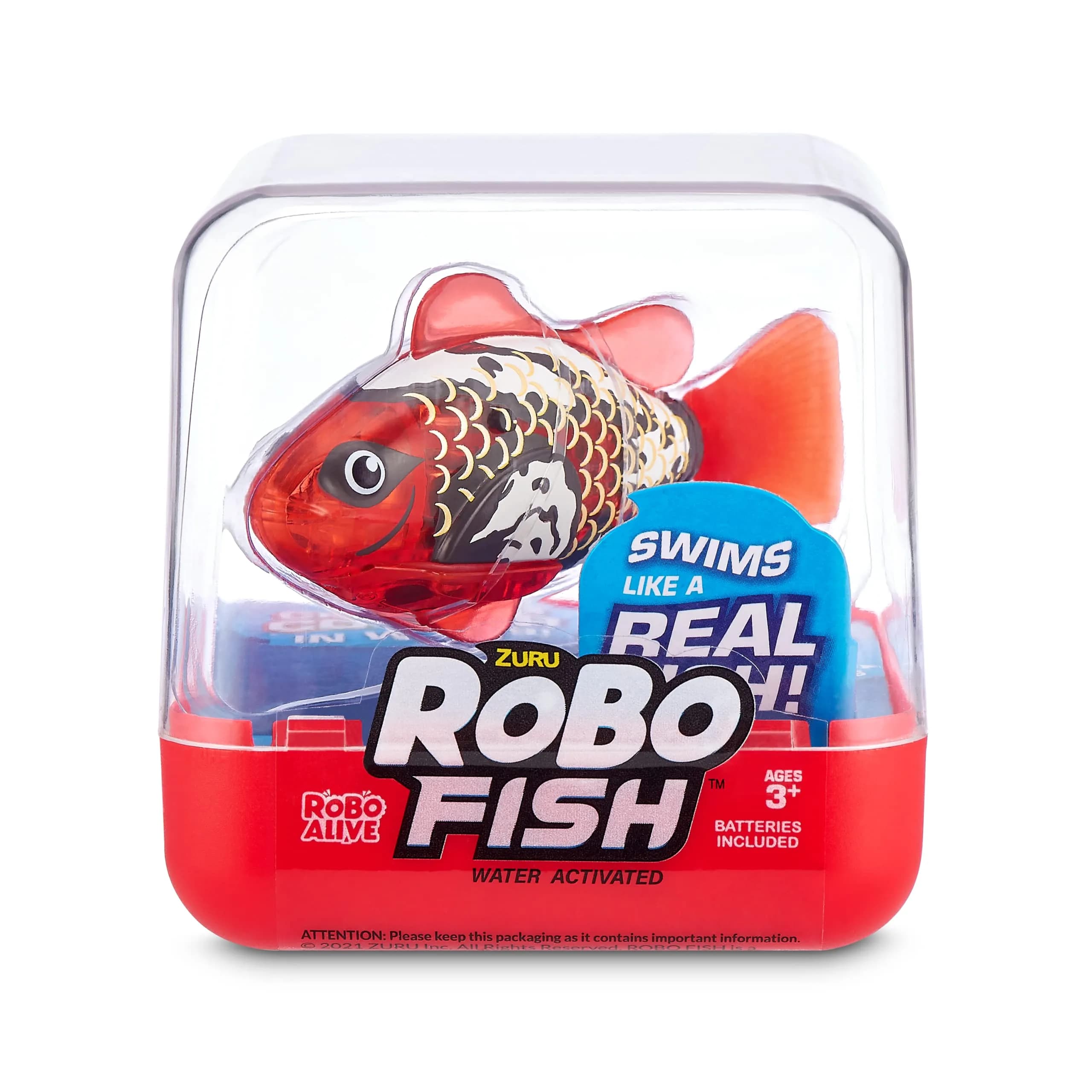 Robo Alive Robo Fish Series 2 (Red + Blue 2 Pack) | Water Activated Robotic Toy Fish with Color Change - view 2