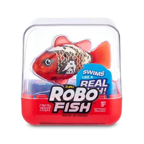 Robo Alive Robo Fish Series 2 (Red + Blue 2 Pack) | Water Activated Robotic Toy Fish with Color Change thumbnail 2