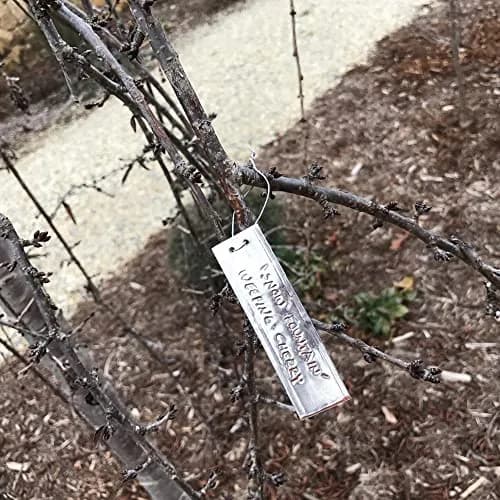 TINSKY Aluminum Plant Labels - 120PCS Metal Tags with Wires for Plant Markers, Tree Tags, Outdoor Identification and Greenhouse | Waterproof & Durable thumbnail 4