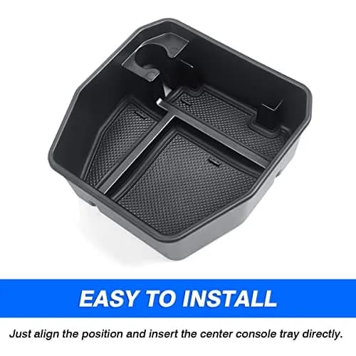 Karltys Center Console Organizer for Land Rover Defender 90 110 130 2020-2026 (Standard Size, Black) | ABS Insert Tray with Multiple Compartments thumbnail 7
