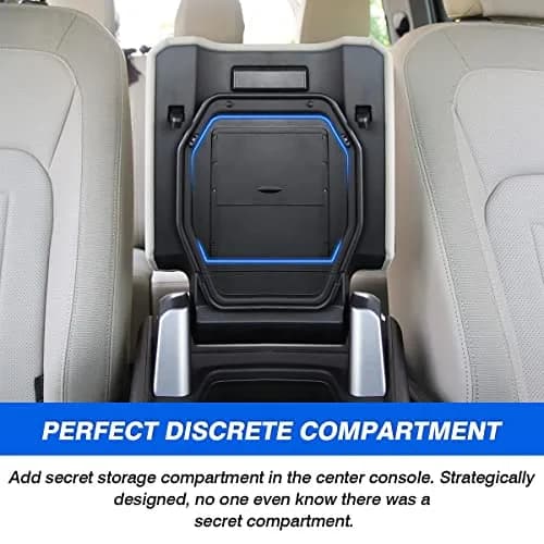 Karltys Center Console Hidden Organizer for Land Rover Defender 90 110 130 2020-2026 | Durable ABS Storage Box thumbnail 5
