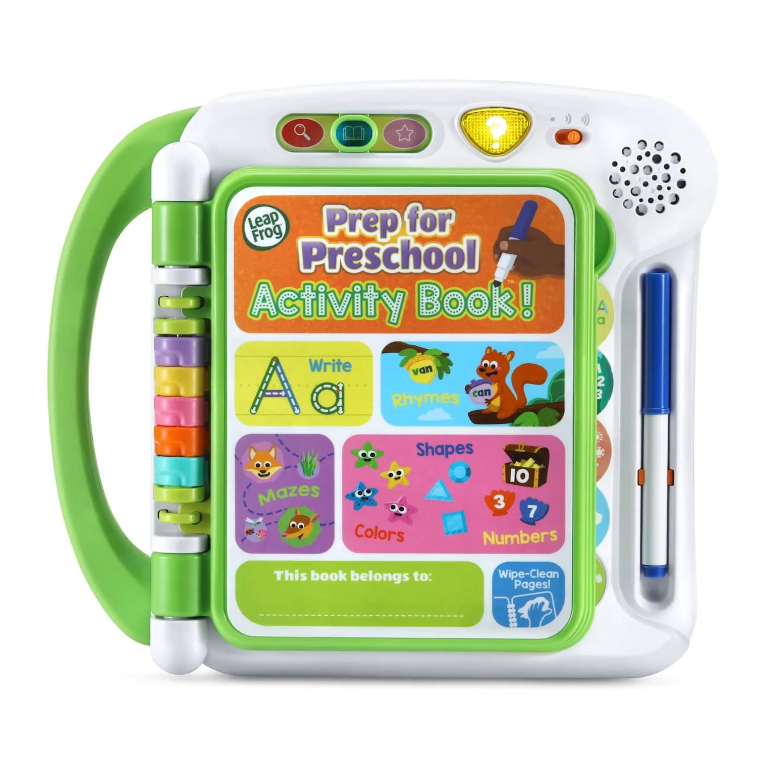 LeapFrog Prep for Preschool Activity Book | Interactive Learning & Confidence Builder for 3+ Kids — Green