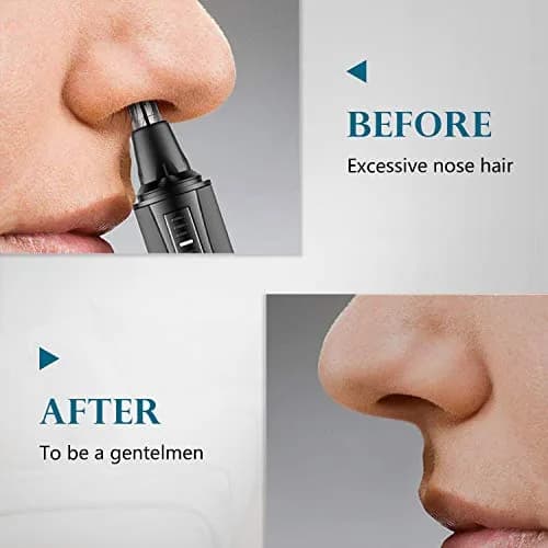 AREYZIN Nose Trimmer 2022 Professional Ear & Nose Hair Trimmer | Painless, IPX7 Waterproof, Dual Edge Blades thumbnail 8