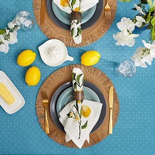 DII Tonal Lattice Zipper Tablecloth 60x84 inches (152x213 cm) | Outdoor & Indoor Use thumbnail 6
