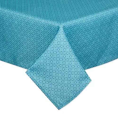 DII Tonal Lattice Zipper Tablecloth 60x84 inches (152x213 cm) | Outdoor & Indoor Use thumbnail 2