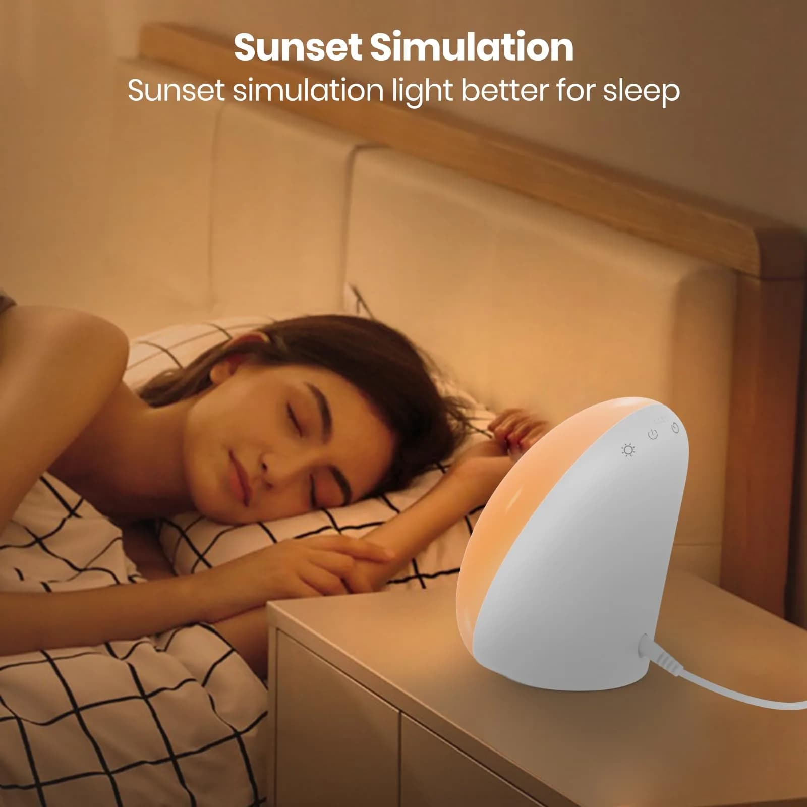 LASTAR 10000 Lux Sunlight Lamp - Blue Touch Control Daylight Lamp with 4 Color Temps - view 4