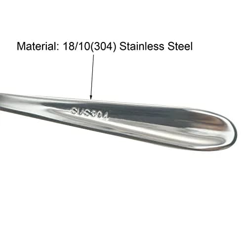 Pinenjoy 2Pcs 4.96in Shell Spoons 18/10(304) Stainless Steel Sugar Spoon | Elegant Shell Design, Mirror Polished, Durable & Safe for Daily Use thumbnail 5