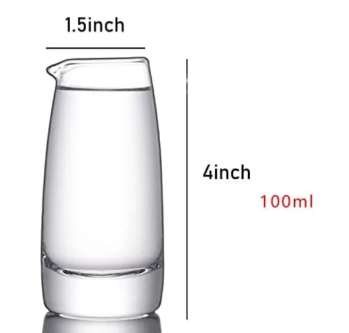 Mozacona Glass Creamer Pitcher 100ml (3.4 Fl Oz) 2-Pack | Perfect for Table Creamer & Dressings thumbnail 2