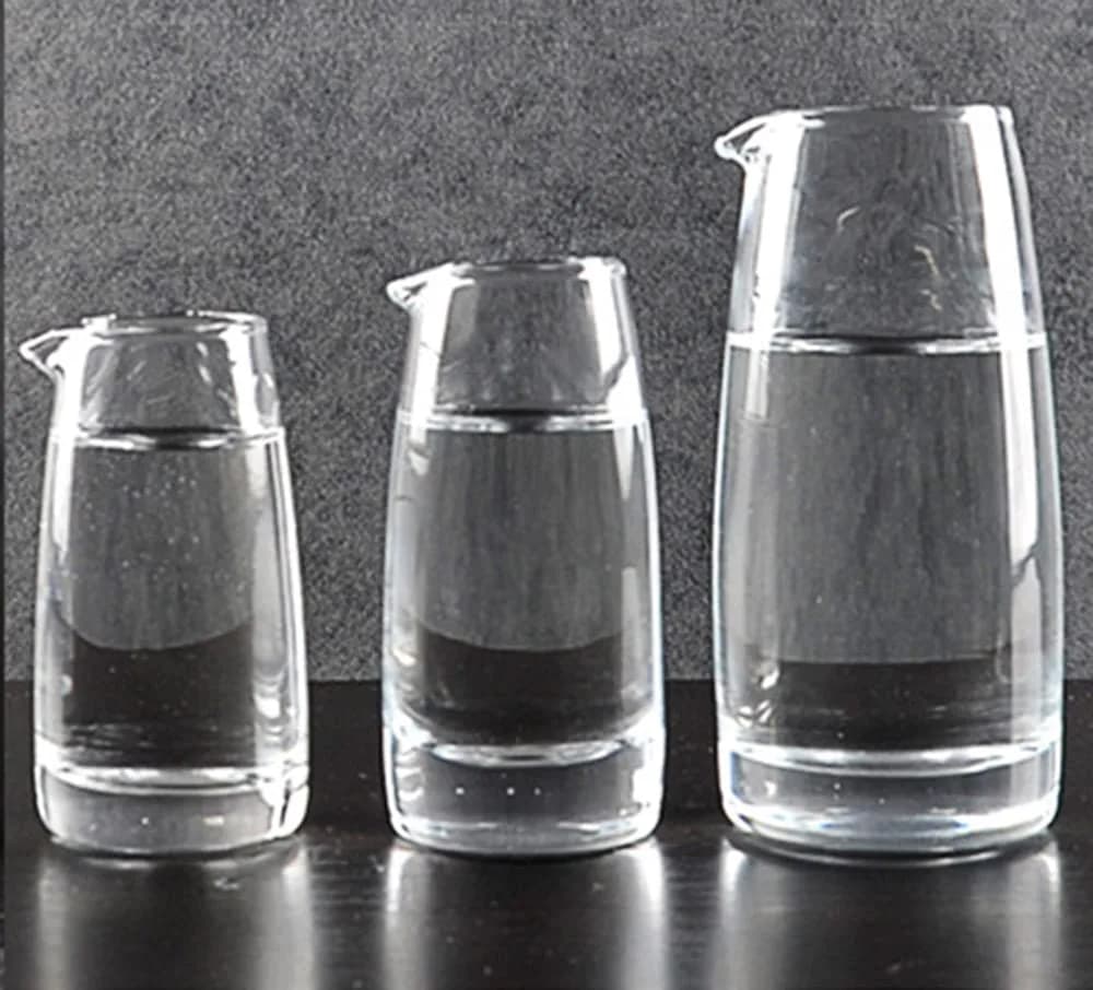 Mozacona Glass Creamer Pitcher 100ml (3.4 Fl Oz) 2-Pack | Perfect for Table Creamer & Dressings - view 3