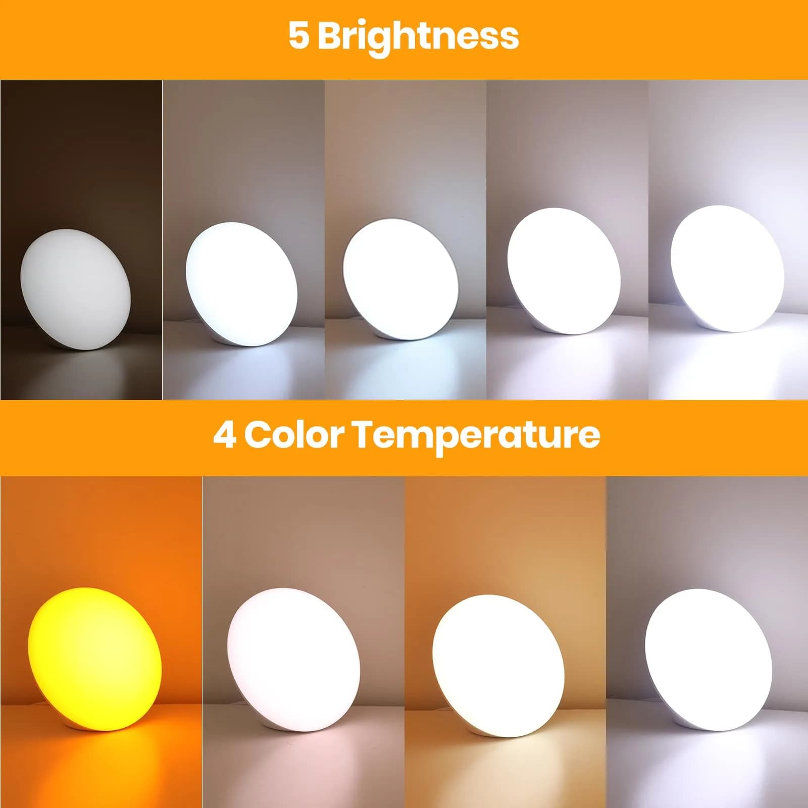 LASTAR 10000 Lux Sunlight Lamp - Purple | Touch Control 4 Color Temp Daylight Lamp - view 3