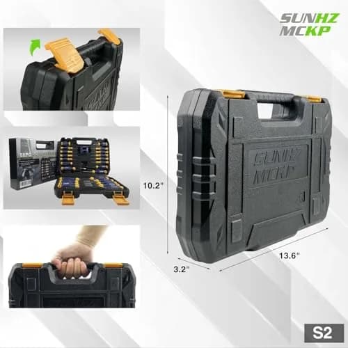 SUNHZ MCKP Magnetic Screwdriver Set 66-Piece | S2 Alloy Steel, Impact-Resistant, Ergonomic Handle thumbnail 5