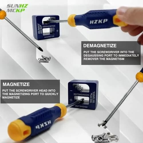 SUNHZ MCKP Magnetic Screwdriver Set 66-Piece | S2 Alloy Steel, Impact-Resistant, Ergonomic Handle thumbnail 6