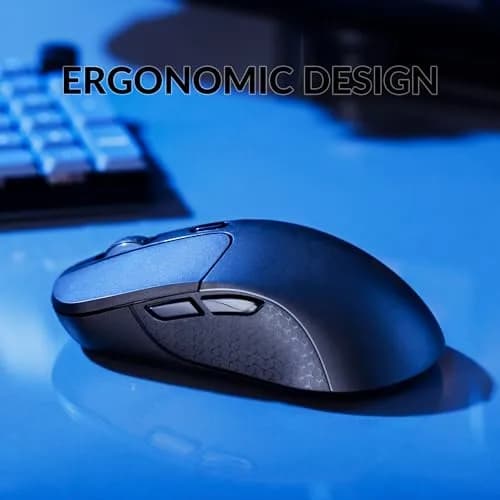 Keychron M3 Wireless Mouse, PAW3395 Sensor 26000 DPI | Ergonomic, Lightweight 79g, 2.4 GHz/Bluetooth 5.1 thumbnail 9