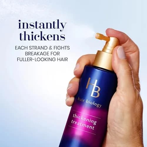 Hair Biology Full & Vibrant Set Including: Volumizing Shampoo (385ml), Conditioner (385ml) & Thickening Treatment (189ml) | Biotin Infused, Paraben-Free, Color-Safe thumbnail 7