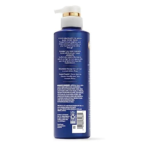 Hair Biology Biotin-Infused Purple Shampoo & Conditioner Set for Grey Hair | Anti-Brassiness, Moisturizing, Color-Safe, Silver & Glowing, 12.8 Fl Oz Each, 2 Pack thumbnail 8