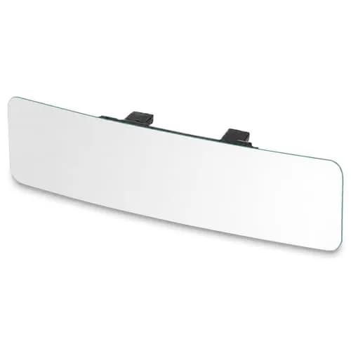 SkycropHD Wide Angle Panoramic Car Rearview Mirror, 12'' | Frameless, Convex, White thumbnail 1