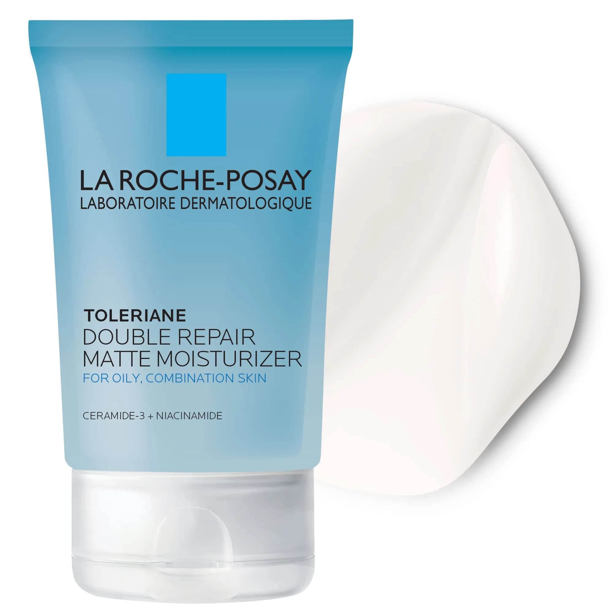 La Roche-Posay Toleriane Double Repair Matte Face Moisturizer 100ml (3.38 Fl Oz) | Controls Oil & Shine for Oily Skin - main product image