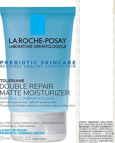 La Roche-Posay Toleriane Double Repair Matte Face Moisturizer 100ml (3.38 Fl Oz) | Controls Oil & Shine for Oily Skin thumbnail 9