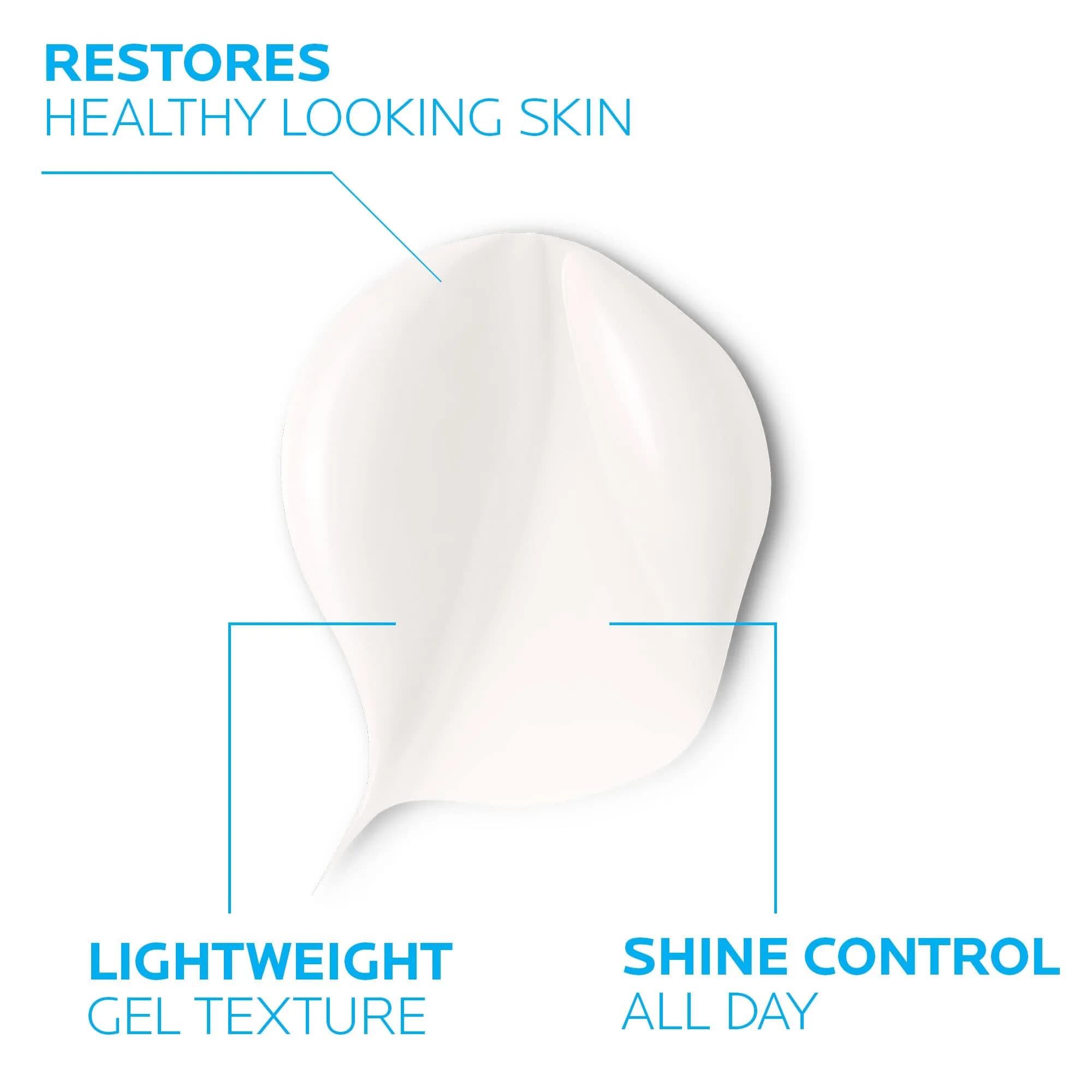 La Roche-Posay Toleriane Double Repair Matte Face Moisturizer 100ml (3.38 Fl Oz) | Controls Oil & Shine for Oily Skin - view 2