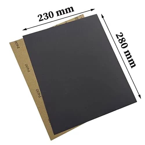 AutKerige 15-Piece Sandpaper Set 9x11 Inch | Wet Dry Silicon Carbide Grit 400/600/800 thumbnail 2