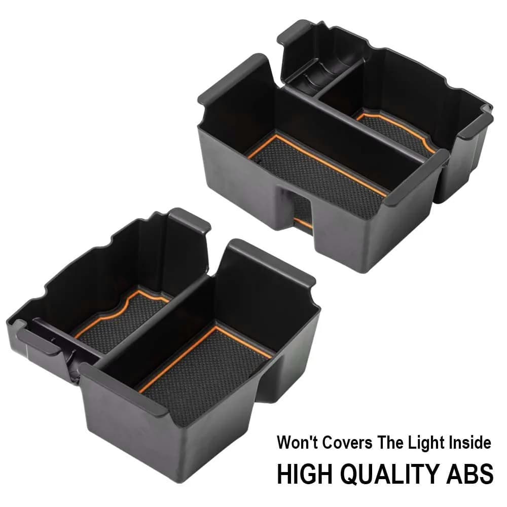 EDBETOS Center Console Organizer Tray for Jeep Wrangler JL/JLU & Gladiator JT (Orange) | Fits 2018-2026 Models - view 5