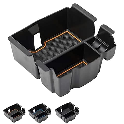 EDBETOS Center Console Organizer Tray for Jeep Wrangler JL/JLU & Gladiator JT (Orange) | Fits 2018-2026 Models thumbnail 7