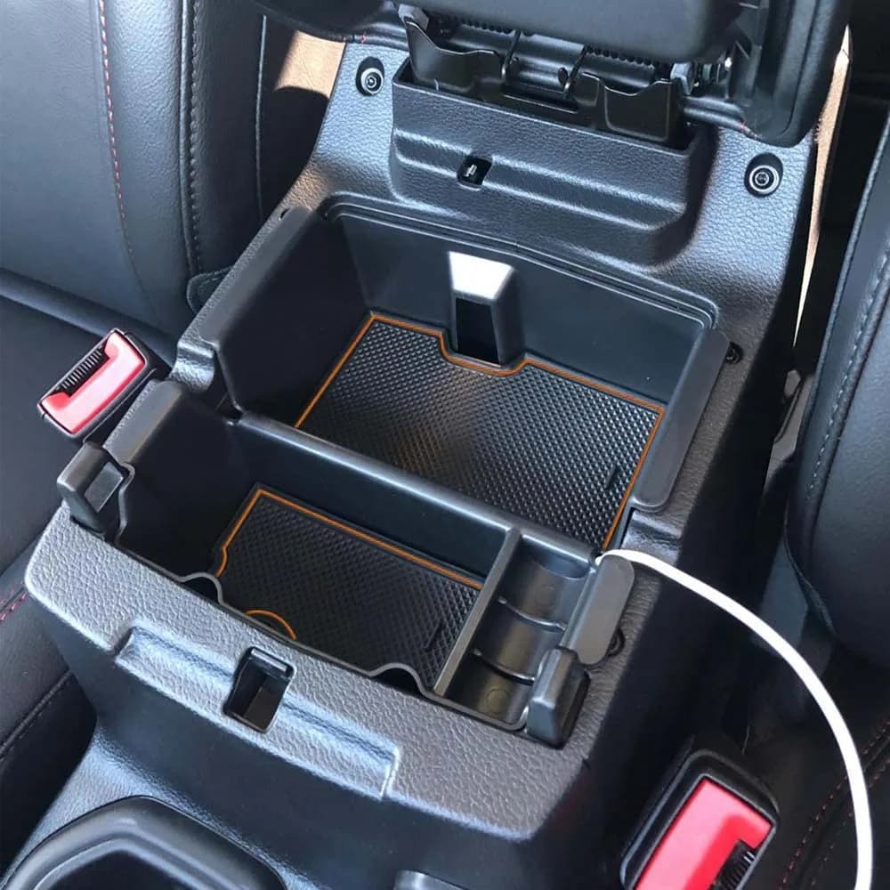 EDBETOS Center Console Organizer Tray for Jeep Wrangler JL/JLU & Gladiator JT (Orange) | Fits 2018-2026 Models - view 4