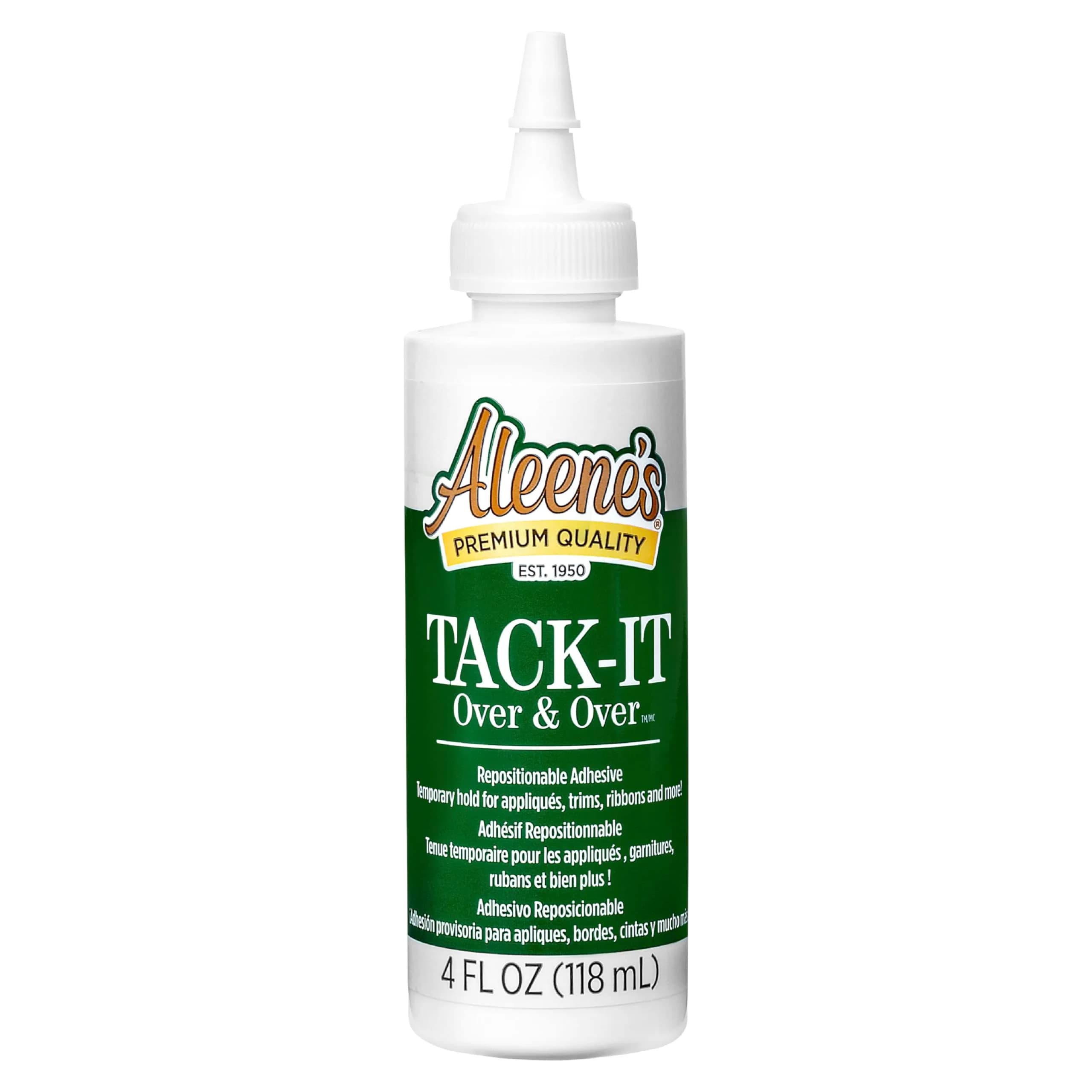 Aleene's Tack-It Over & Over Liquid Glue 118ml (4 fl oz) | Repositionable Adhesive for Crafts — 36 per pack