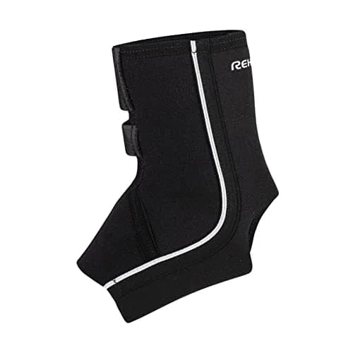 Rehband QD Ankle Support Brace Black Small | 5mm Neoprene Compression Sleeve for Sports & Everyday Use thumbnail 2
