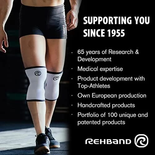 Rehband QD Ankle Support Brace 5mm Neoprene | Stabilizing Compression Sleeve for Sports & Daily Use thumbnail 6