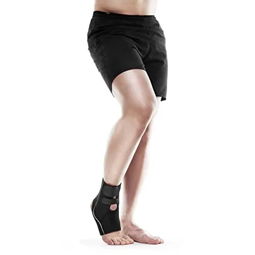 Rehband QD Ankle Support Brace Black X-Large | 5mm Neoprene Compression Sleeve for Sports & Training thumbnail 4