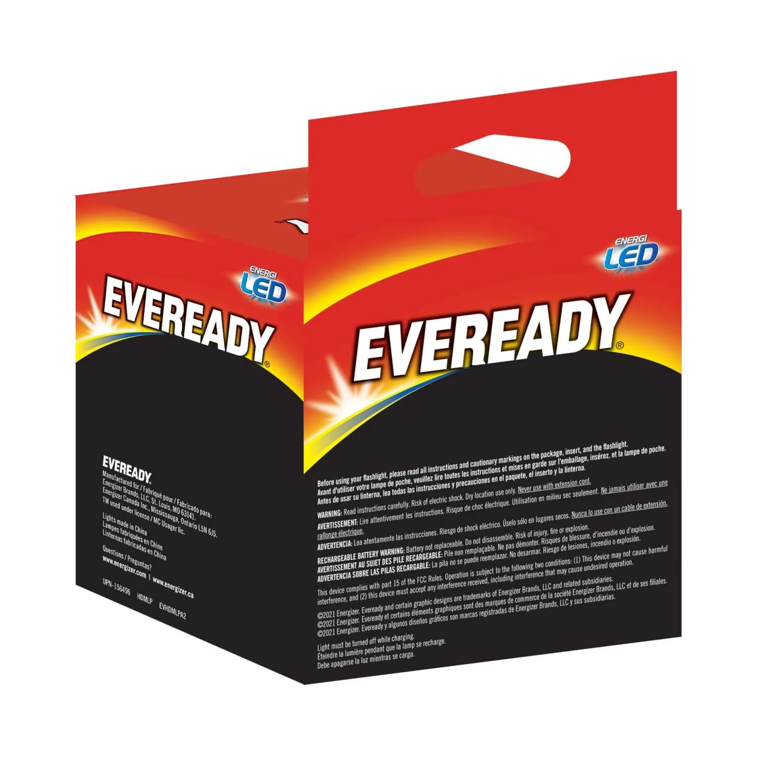 Eveready Rechargeable LED Headlamp 2-Pack | 300 Lumens, 60m Beam, IPX4 Water Resistant - view 9